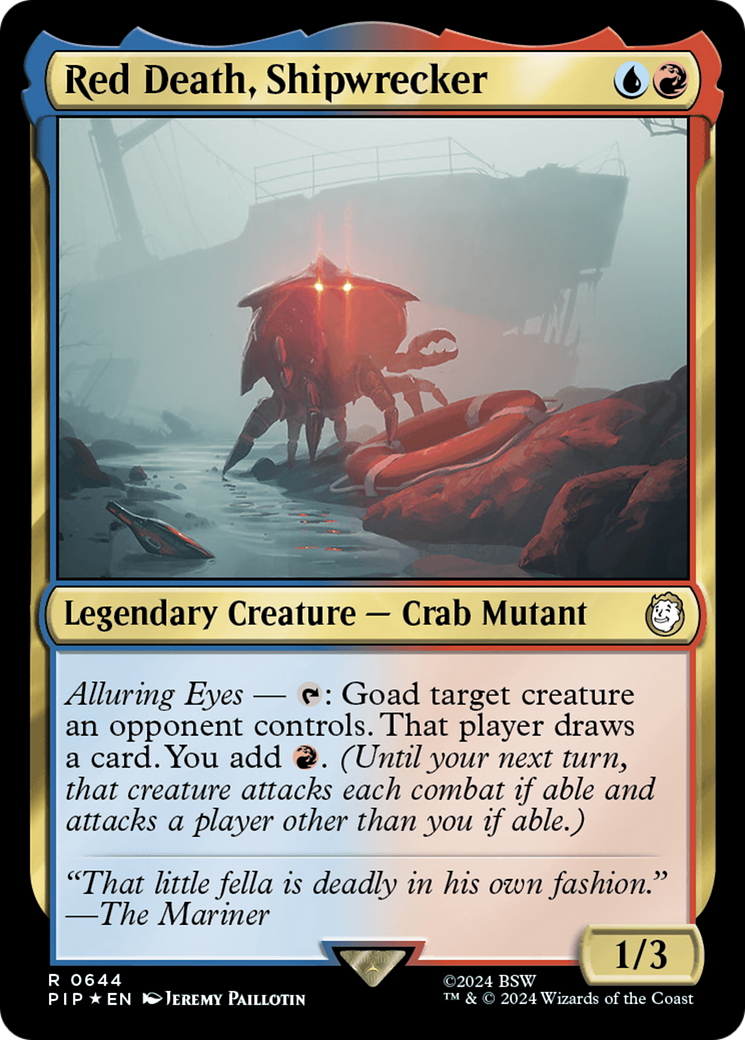 Red Death, Shipwrecker (Surge Foil) [Fallout] | Yard's Games Ltd