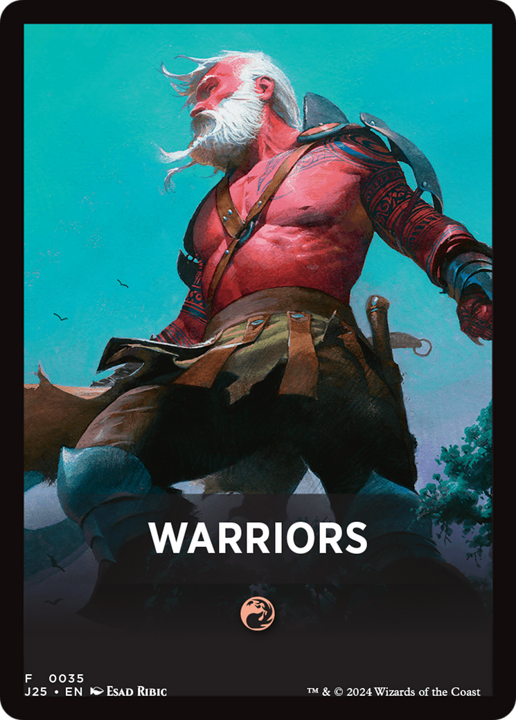 Warriors Theme Card [Foundations Jumpstart Front Cards] | Yard's Games Ltd