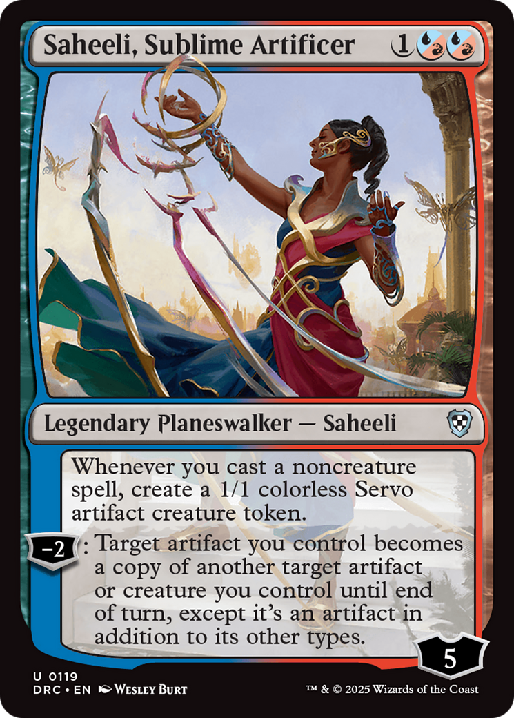 Saheeli, Sublime Artificer [Aetherdrift Commander] | Yard's Games Ltd