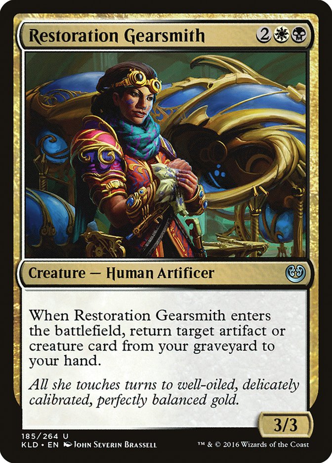 Restoration Gearsmith [Kaladesh] | Yard's Games Ltd