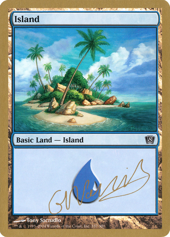 Island (gn337) (Gabriel Nassif) [World Championship Decks 2004] | Yard's Games Ltd