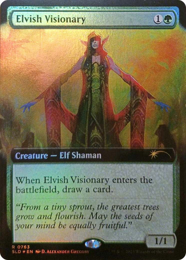 Elvish Visionary (Extended Art) [Secret Lair Drop Series] | Yard's Games Ltd