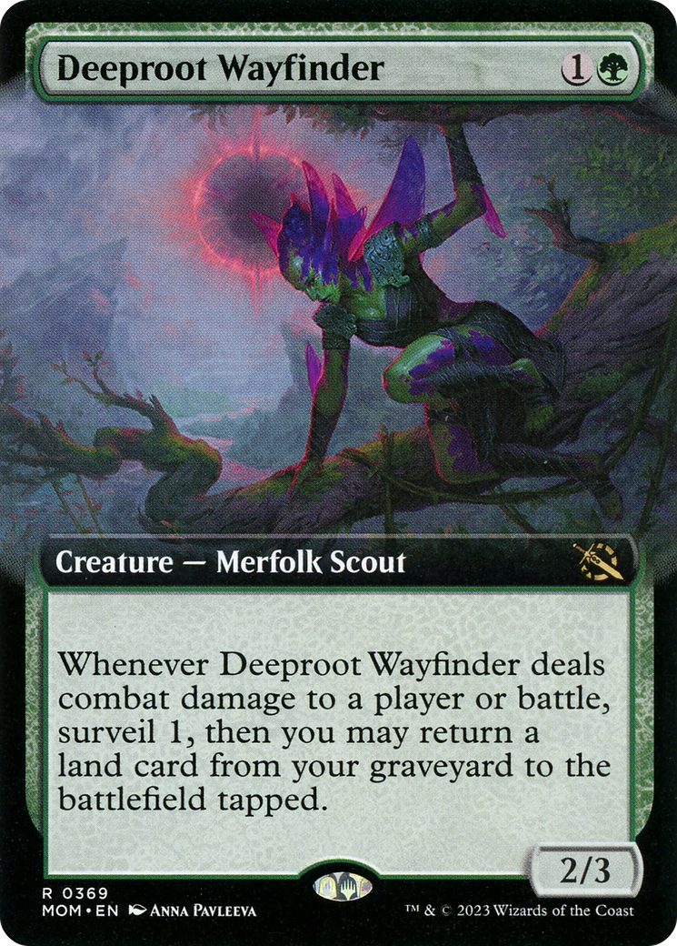 Deeproot Wayfinder (Extended Art) [March of the Machine] | Yard's Games Ltd