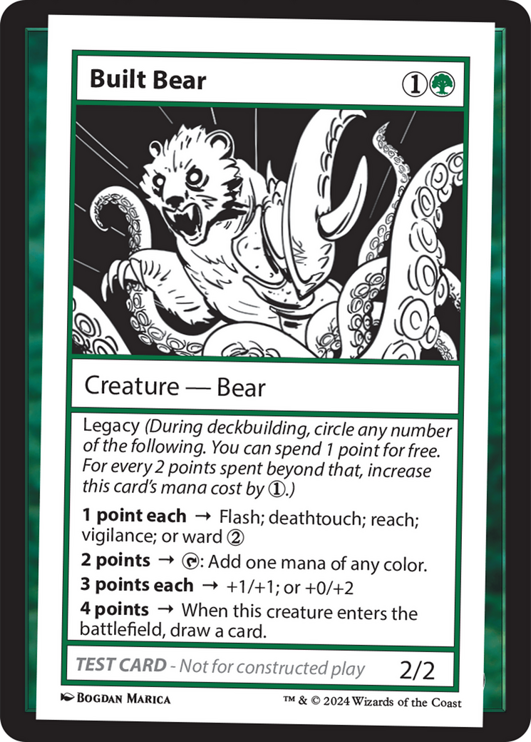 Built Bear [Mystery Booster 2 Playtest Cards] | Yard's Games Ltd