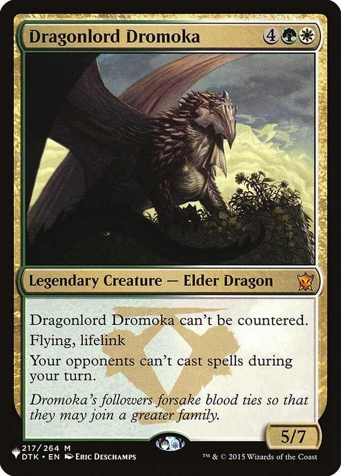 Dragonlord Dromoka [The List] | Yard's Games Ltd