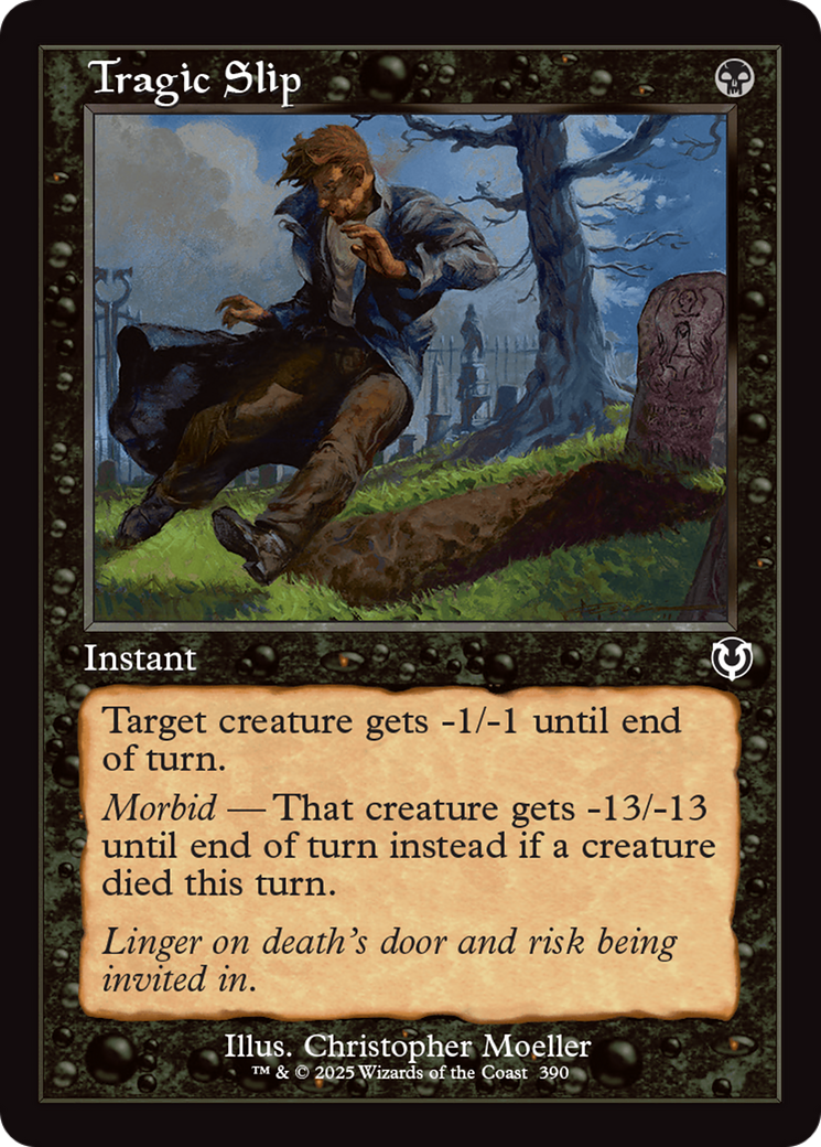 Tragic Slip (Retro Frame) [Innistrad Remastered] | Yard's Games Ltd