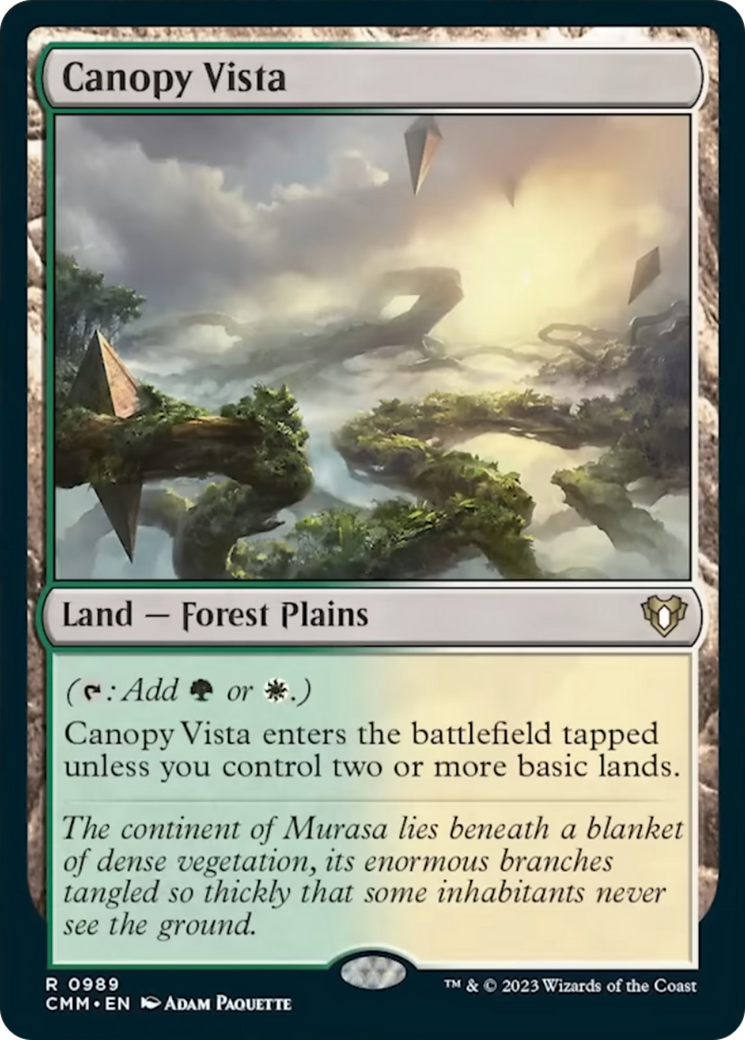 Canopy Vista [Commander Masters] | Yard's Games Ltd