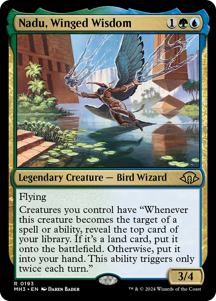 Nadu, Winged Wisdom [Modern Horizons 3] | Yard's Games Ltd