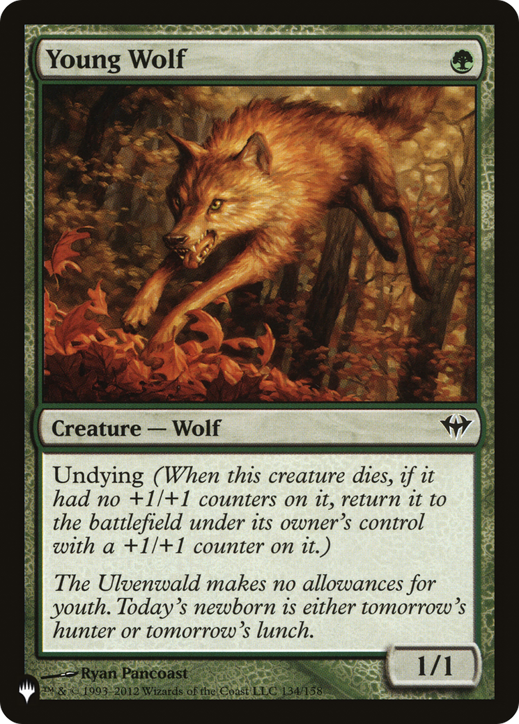 Young Wolf [The List Reprints] | Yard's Games Ltd