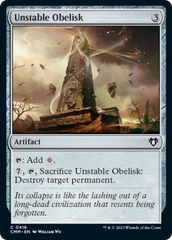 Unstable Obelisk [Commander Masters] | Yard's Games Ltd