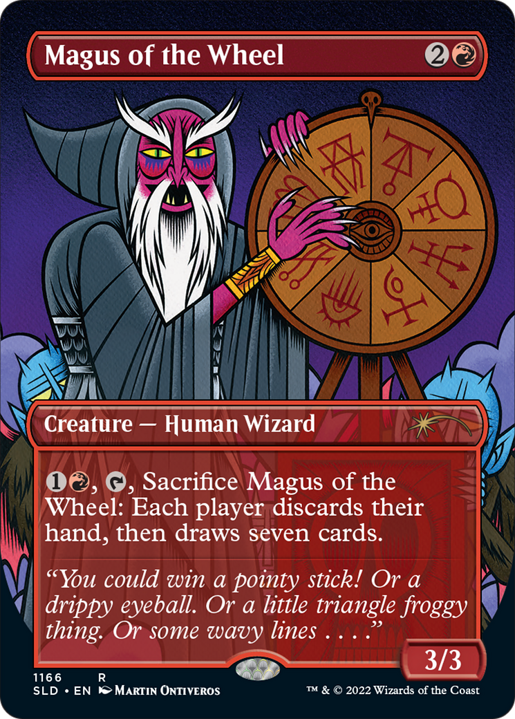 Magus of the Wheel (Borderless) [Secret Lair Drop Series] | Yard's Games Ltd