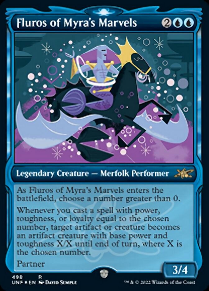 Fluros of Myra's Marvels (Showcase) (Galaxy Foil) [Unfinity] | Yard's Games Ltd