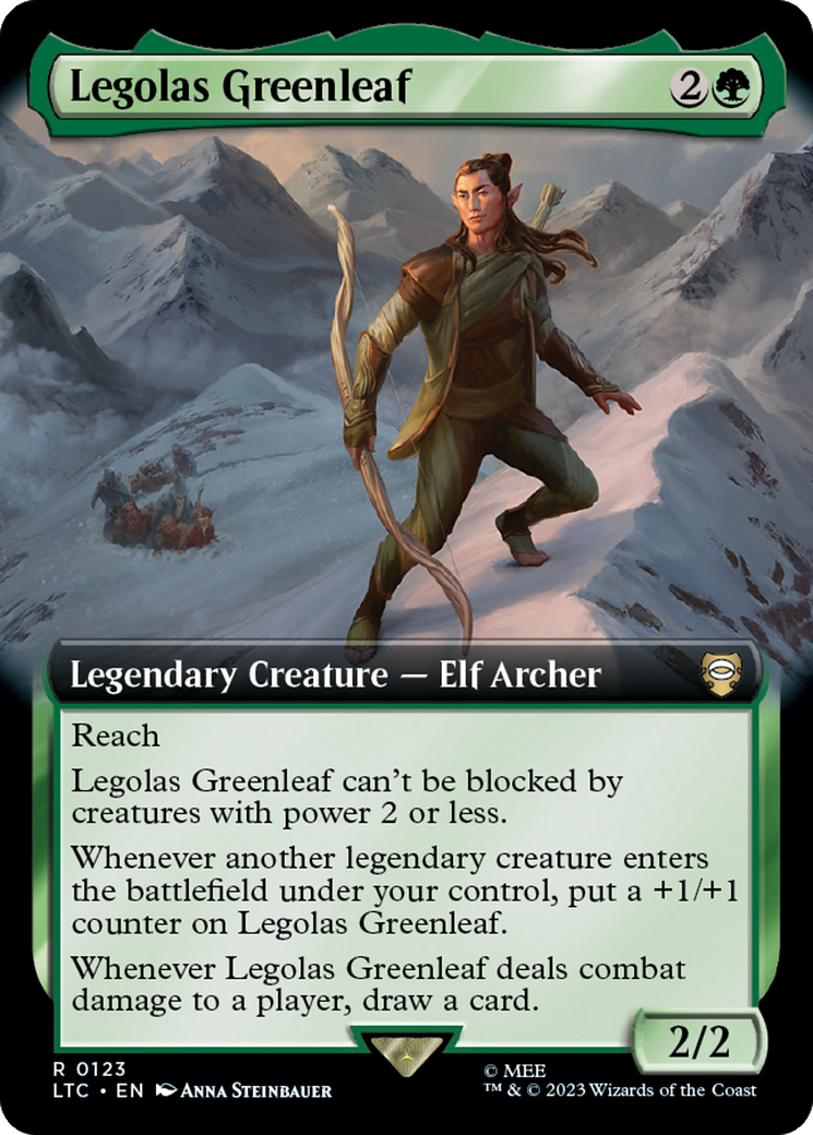 Legolas Greenleaf (Extended Art) [The Lord of the Rings: Tales of Middle-Earth Commander] | Yard's Games Ltd