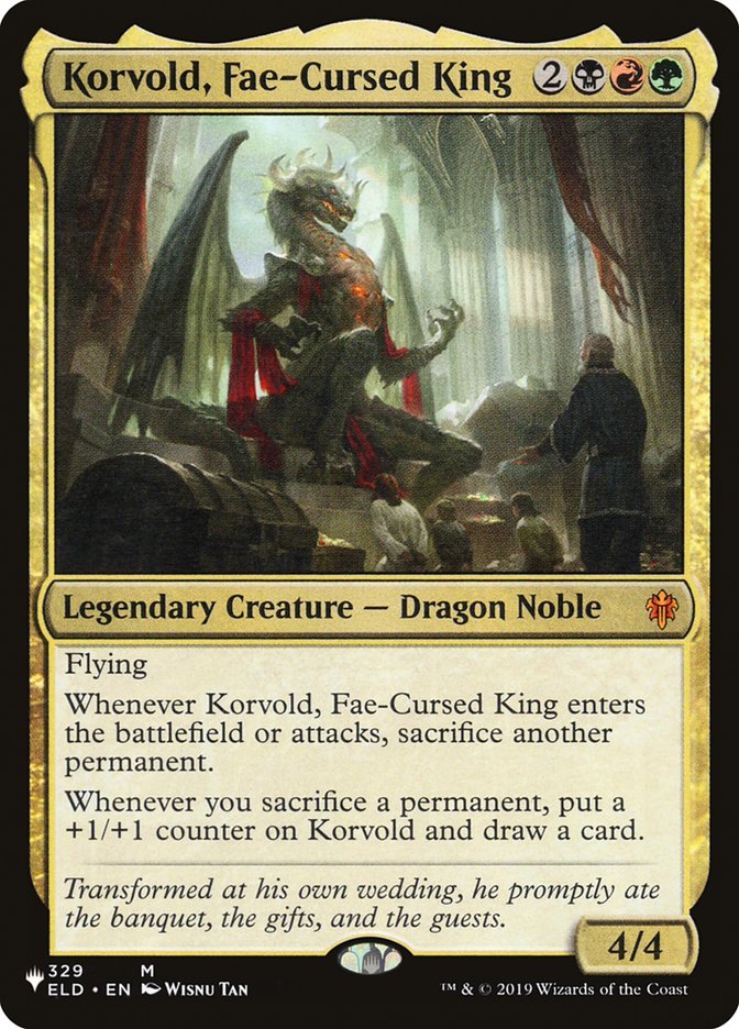 Korvold, Fae-Cursed King [The List] | Yard's Games Ltd