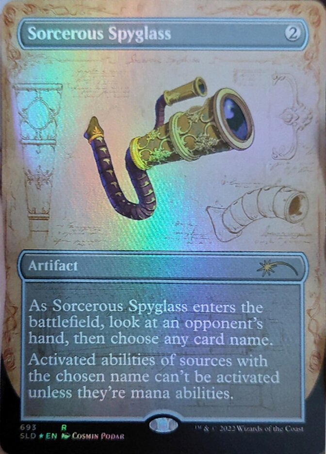 Sorcerous Spyglass (Blueprint) [Secret Lair Drop Promos] | Yard's Games Ltd