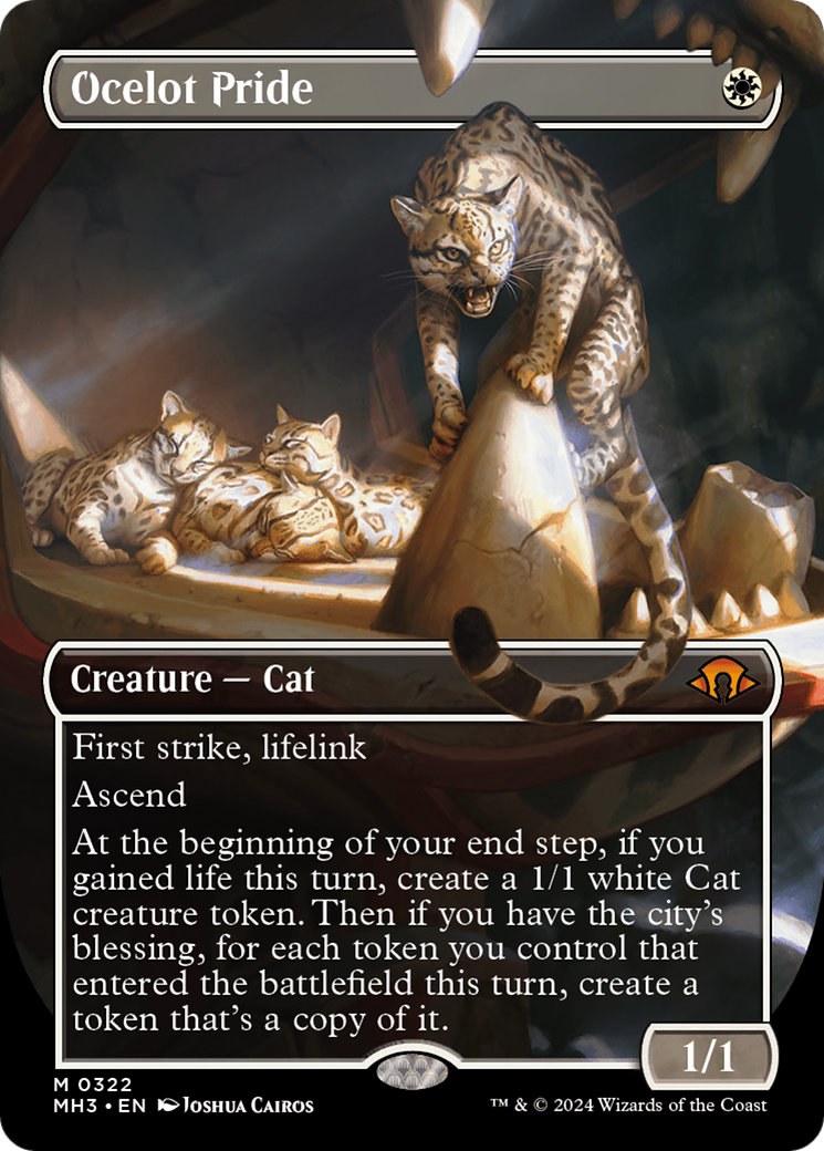 Ocelot Pride (Borderless) [Modern Horizons 3] | Yard's Games Ltd