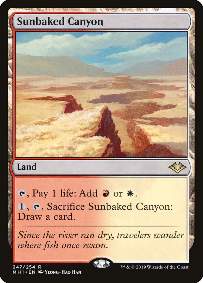 Sunbaked Canyon [Modern Horizons] | Yard's Games Ltd