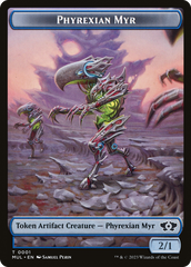 Phyrexian Myr // Phyrexian Hydra (11) Double-Sided Token [March of the Machine Tokens] | Yard's Games Ltd