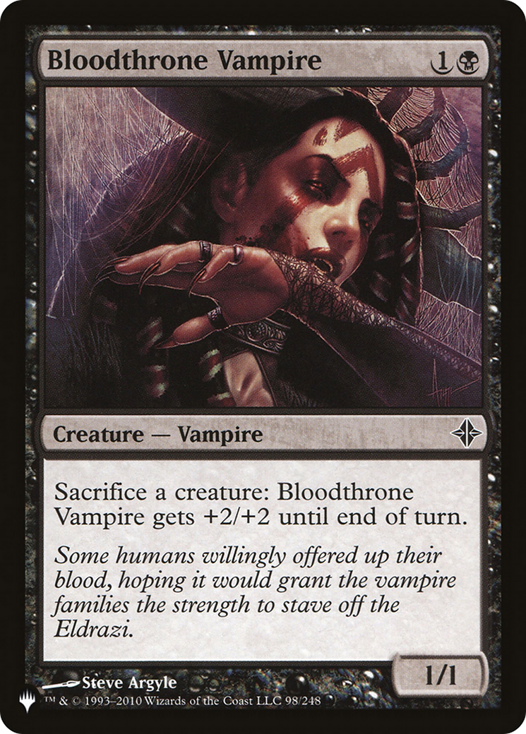 Bloodthrone Vampire [The List Reprints] | Yard's Games Ltd