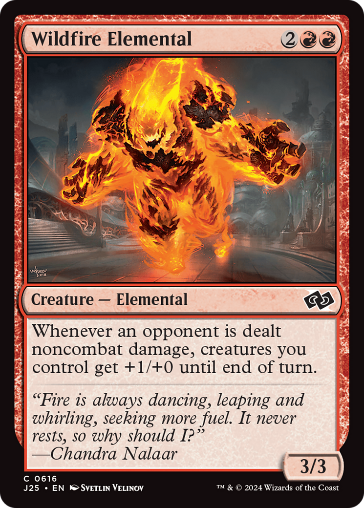 Wildfire Elemental [Foundations Jumpstart] | Yard's Games Ltd