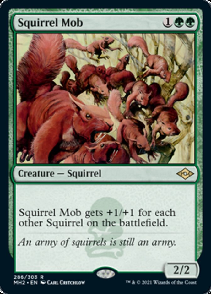 Squirrel Mob (Foil Etched) [Modern Horizons 2] | Yard's Games Ltd