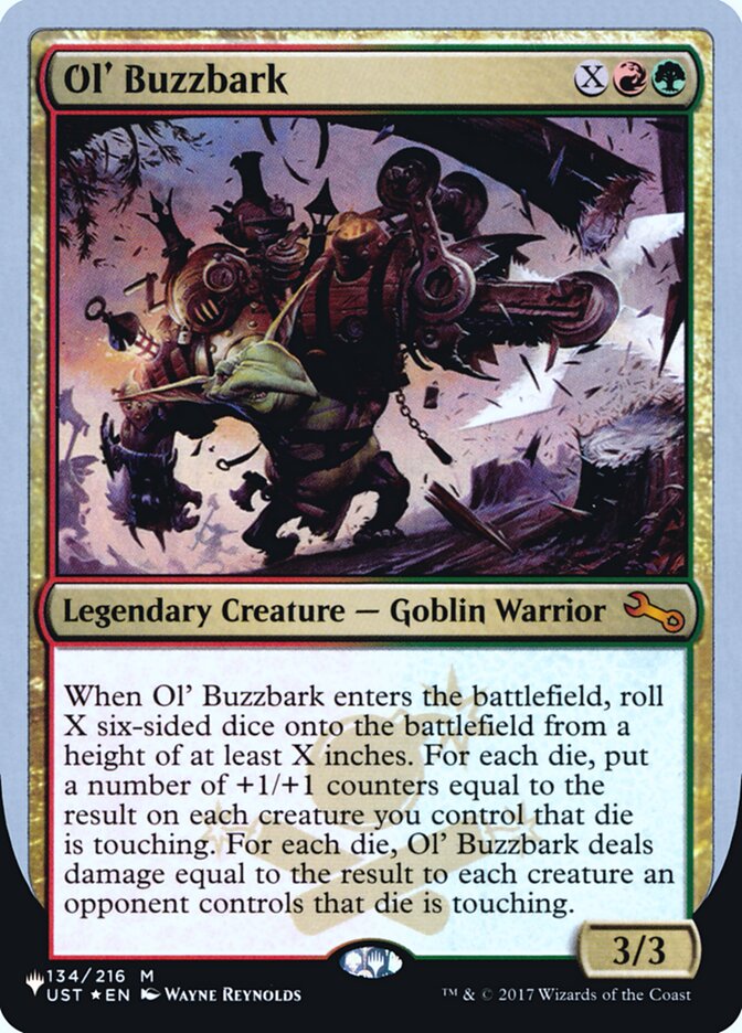 Ol' Buzzbark (Unfinity Foil Edition) [The List] | Yard's Games Ltd