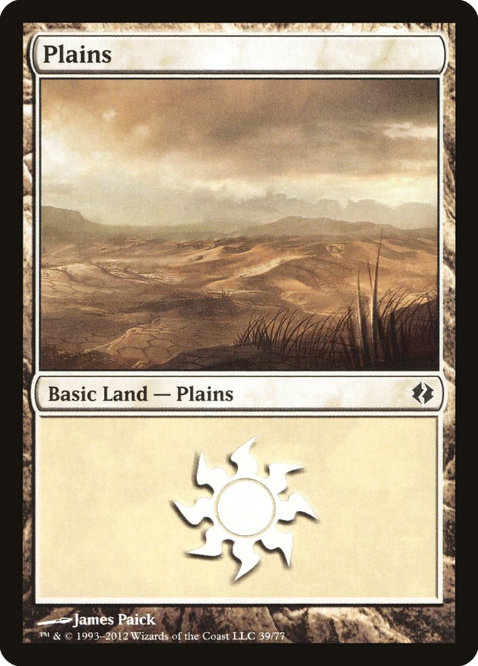 Plains (39) [Duel Decks: Venser vs. Koth] | Yard's Games Ltd