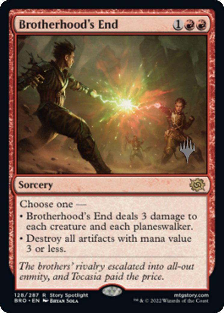 Brotherhood's End (Promo Pack) [The Brothers' War Promos] | Yard's Games Ltd