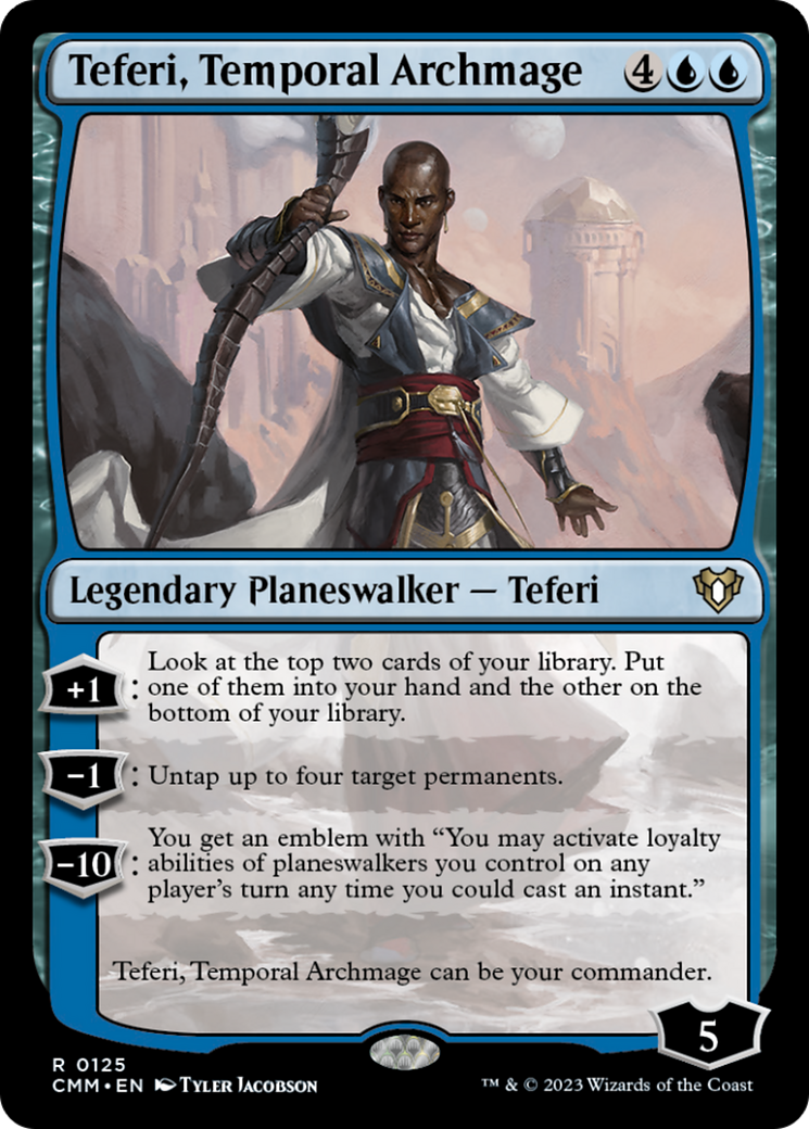 Teferi, Temporal Archmage [Commander Masters] | Yard's Games Ltd