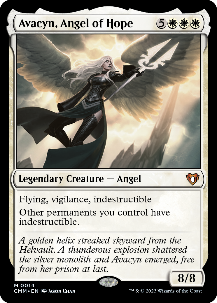 Avacyn, Angel of Hope [Commander Masters] | Yard's Games Ltd