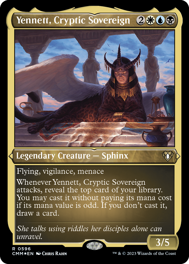 Yennett, Cryptic Sovereign (Foil Etched) [Commander Masters] | Yard's Games Ltd