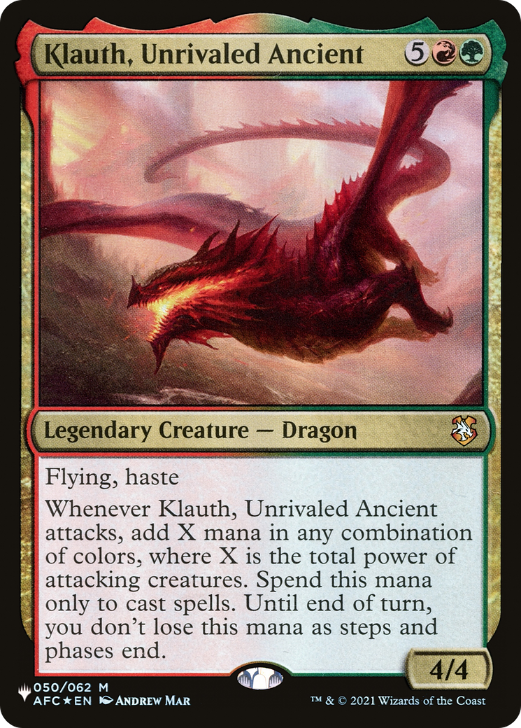 Klauth, Unrivaled Ancient [The List] | Yard's Games Ltd