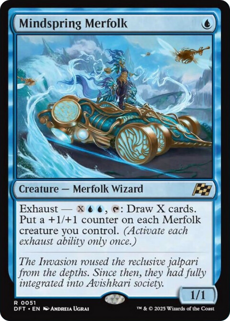 Mindspring Merfolk [Aetherdrift] | Yard's Games Ltd