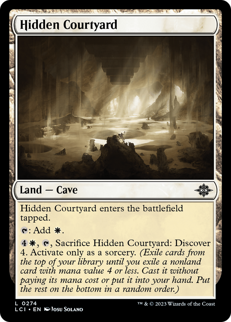 Hidden Courtyard [The Lost Caverns of Ixalan] | Yard's Games Ltd