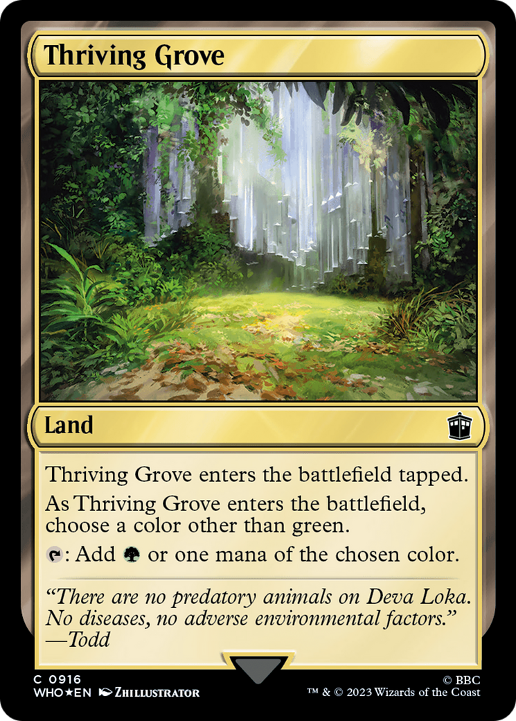 Thriving Grove (Surge Foil) [Doctor Who] | Yard's Games Ltd