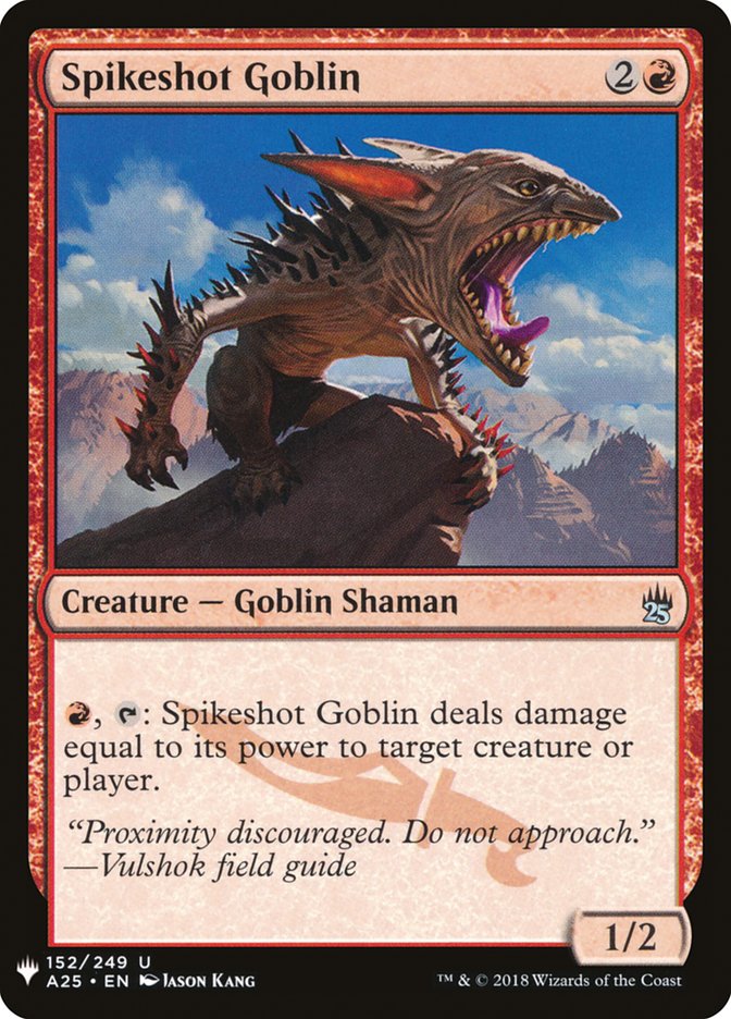 Spikeshot Goblin [Mystery Booster] | Yard's Games Ltd