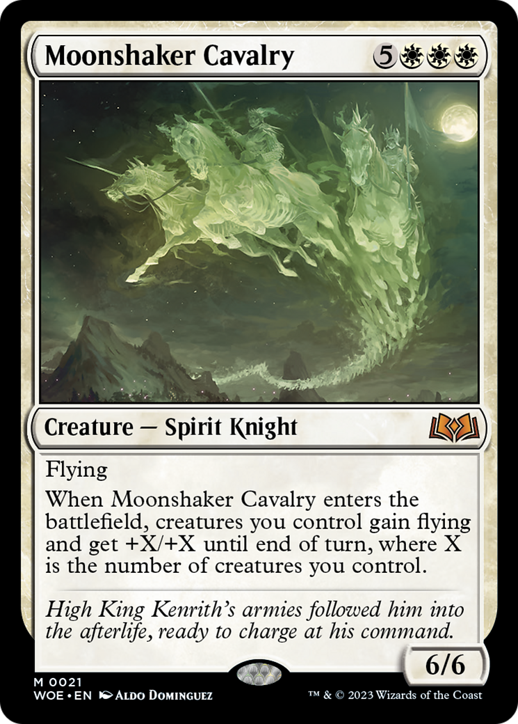 Moonshaker Cavalry [Wilds of Eldraine] | Yard's Games Ltd