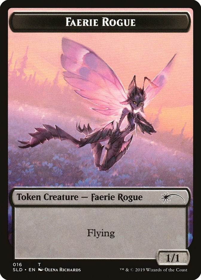 Faerie Rogue Token (016) [Secret Lair Drop Series] | Yard's Games Ltd