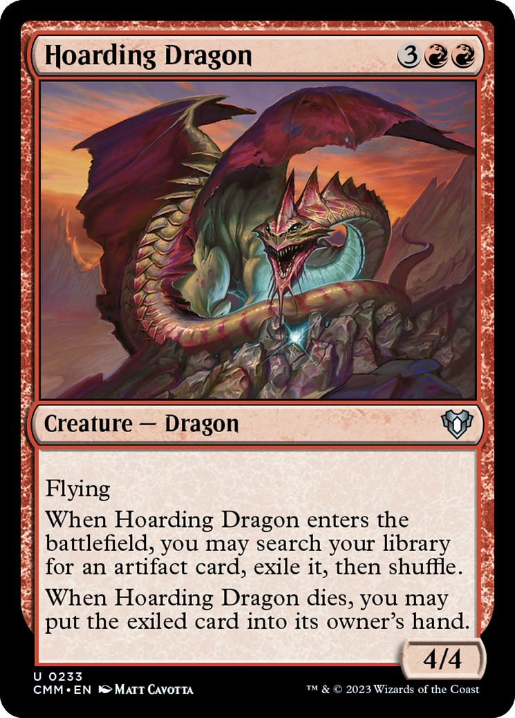 Hoarding Dragon [Commander Masters] | Yard's Games Ltd