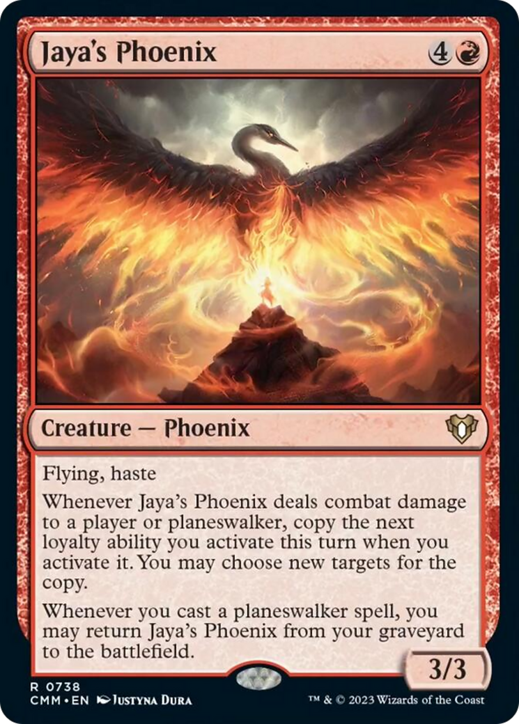 Jaya's Phoenix [Commander Masters] | Yard's Games Ltd