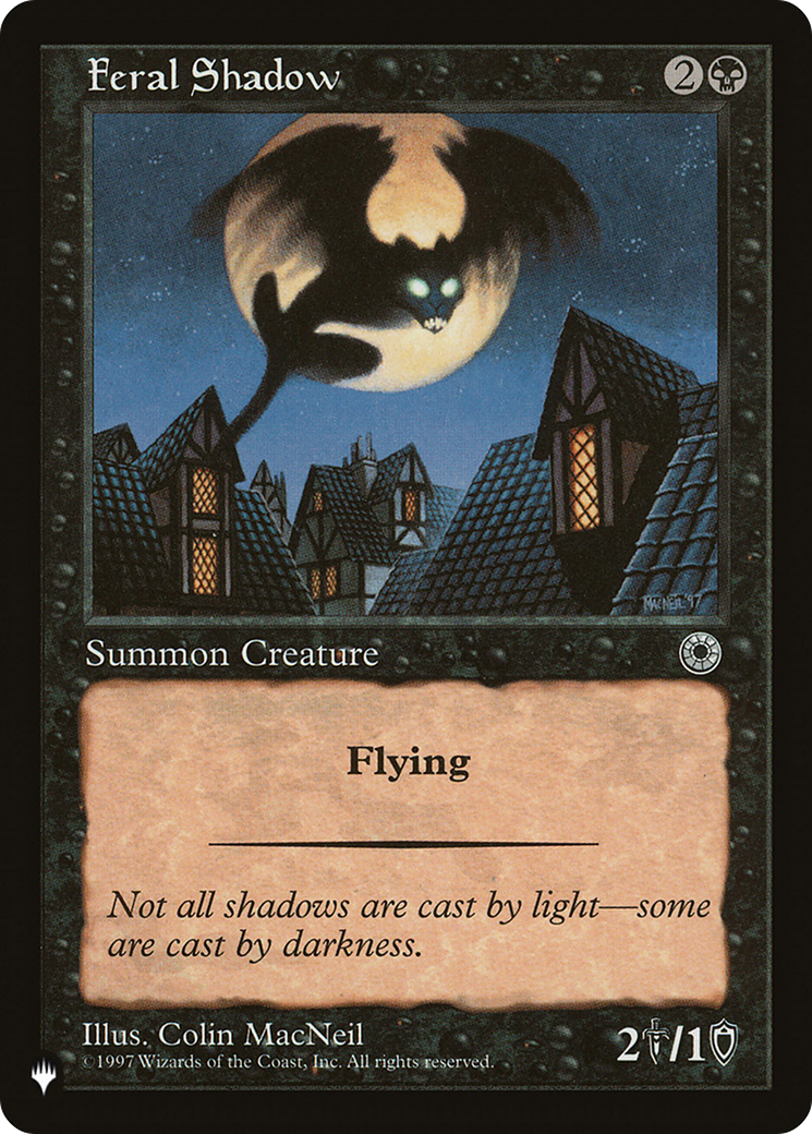 Feral Shadow [The List Reprints] | Yard's Games Ltd