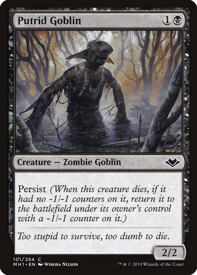 Putrid Goblin [Modern Horizons] | Yard's Games Ltd