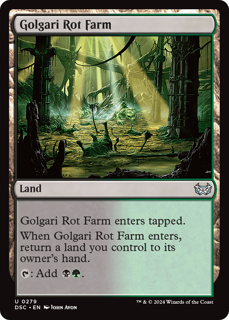 Golgari Rot Farm [Duskmourn: House of Horror Commander] | Yard's Games Ltd