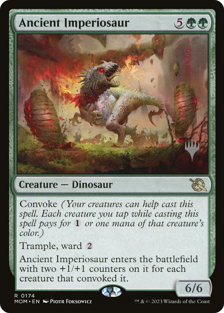 Ancient Imperiosaur (Promo Pack) [March of the Machine Promos] | Yard's Games Ltd