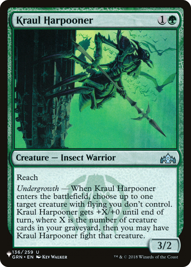 Kraul Harpooner [The List Reprints] | Yard's Games Ltd