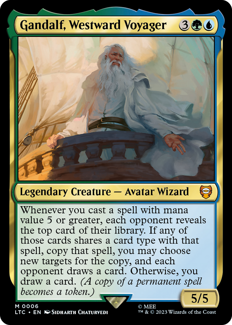 Gandalf, Westward Voyager [The Lord of the Rings: Tales of Middle-Earth Commander] | Yard's Games Ltd