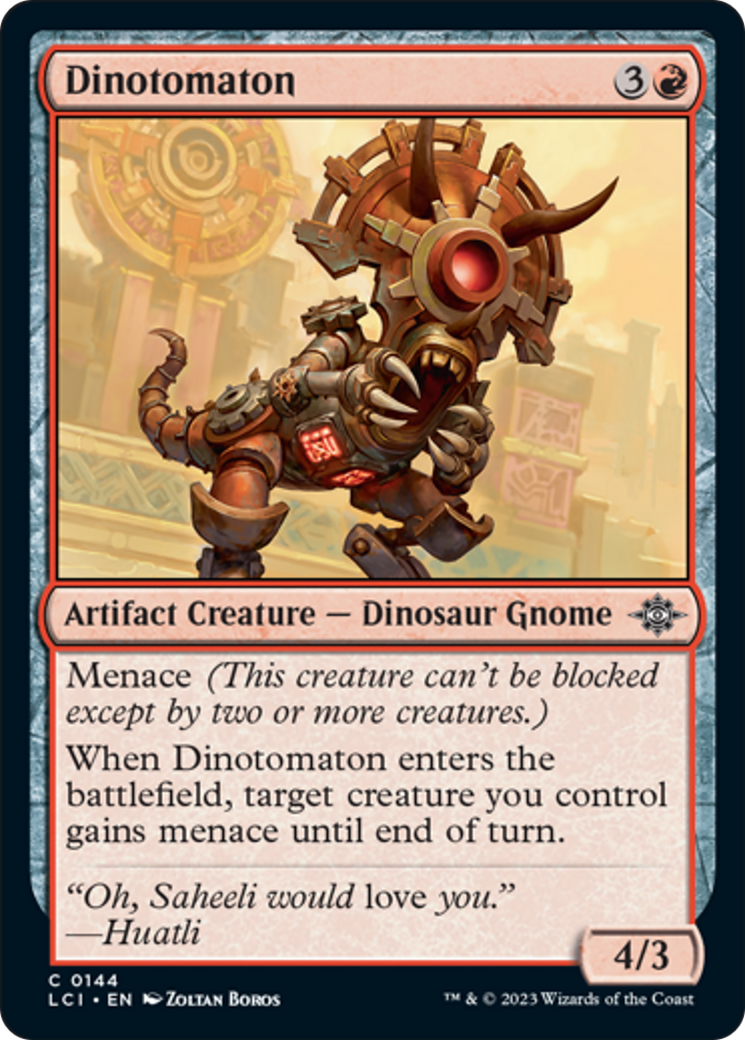 Dinotomaton [The Lost Caverns of Ixalan] | Yard's Games Ltd