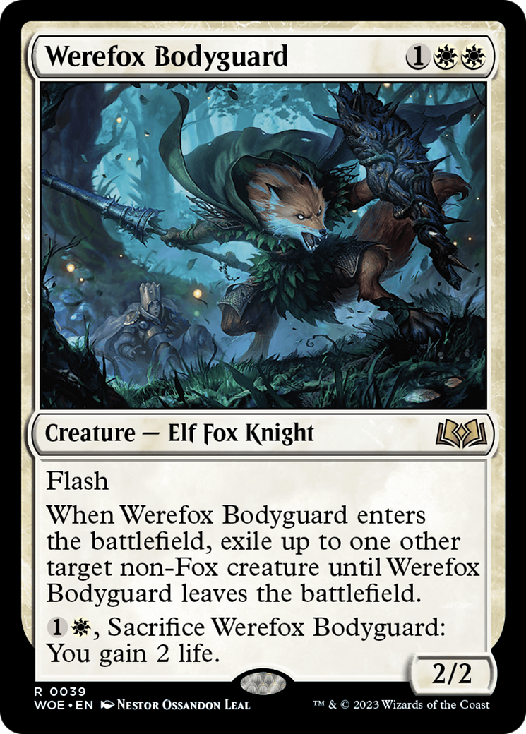 Werefox Bodyguard [Wilds of Eldraine] | Yard's Games Ltd