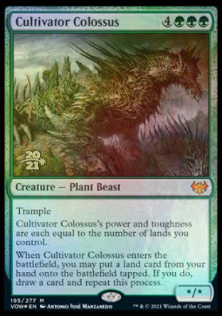 Cultivator Colossus [Innistrad: Crimson Vow Prerelease Promos] | Yard's Games Ltd