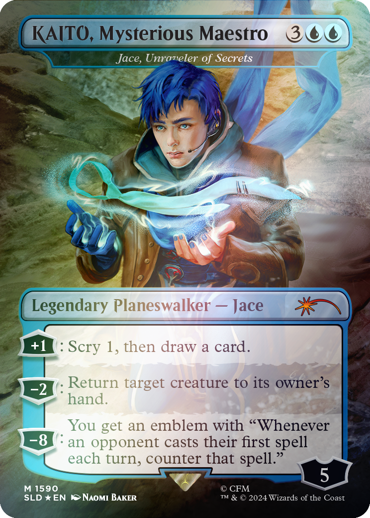 KAITO, Mysterious Maestro - Jace, Unraveler of Secrets (Rainbow Foil) [Secret Lair Drop Series] | Yard's Games Ltd